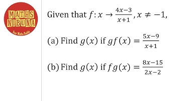 Add Maths | SPM | IGCSE | Function | Composite Function