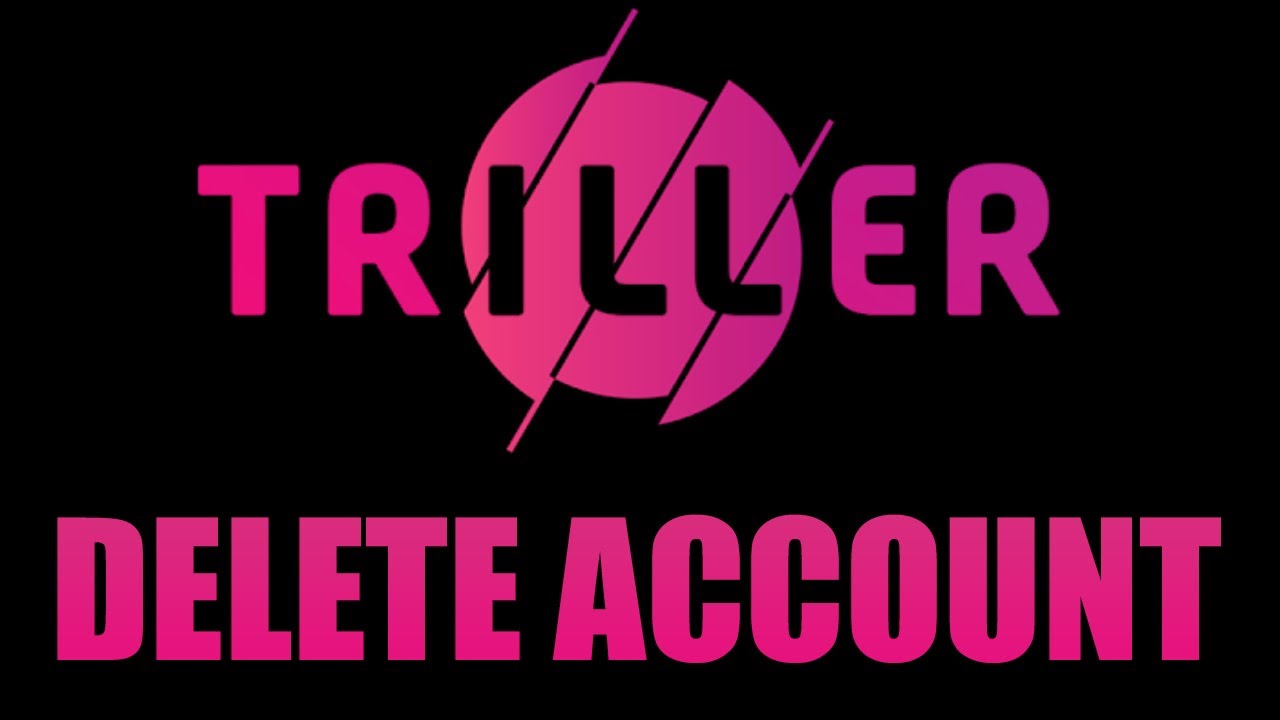 How to Delete Triller Account YouTube