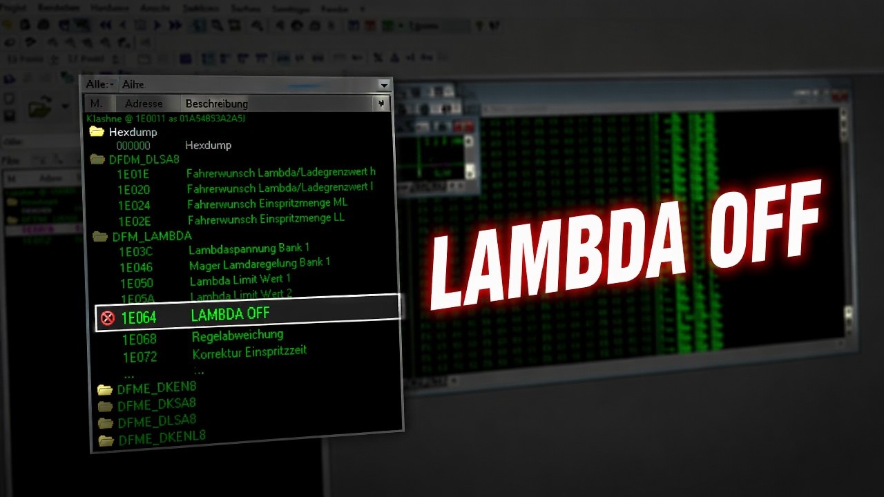 Winols 1 8t Me7 5 Lambda Off Decat YouTube