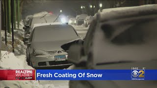 Deep Freeze For Chicago After Fresh Coating Of Snow