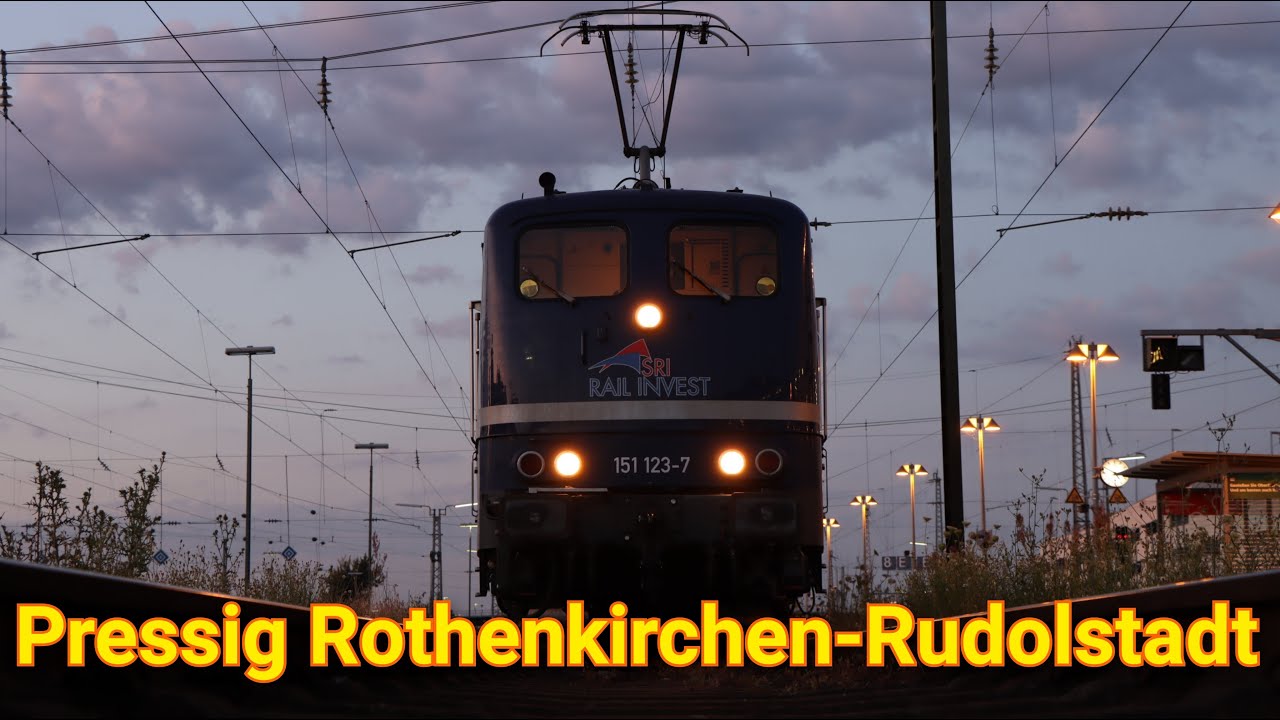 Führerstandsmitfahrt von Pressig-Rothenkirchen nach Rudolstadt mit der Baureihe 151 im Frankenwald