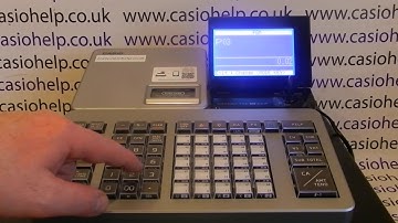 How To Assign A Machine Number Casio SR-S500 / SR-S4000 / SR-C550 / SR-4500 Cash Register