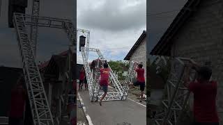 Rijing Gagah Poll 8 Meter Mulai Di Dirikan Skm Sound System