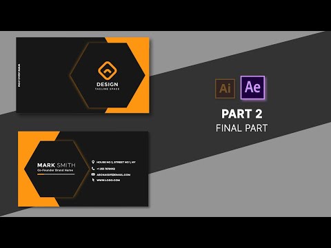 Business Card Animation After effect tutorial | Part 2