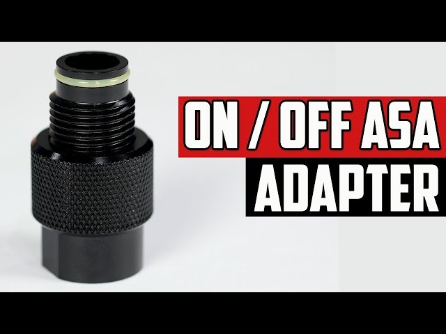 Adaptateur ON/OFF Noir Pour Système HPA - Marqueur Paintball RAM Z-RAM, Neuf