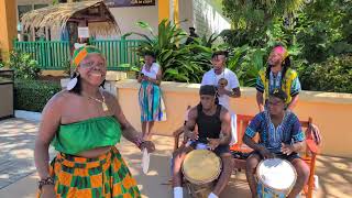 Street Musicians in Roatan Mahogany Bay Honduras