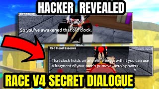 Hacker Revealed The Next Secret Race V4 DIALOGUE (BLOX FRUITS)