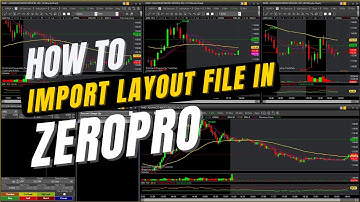 How import ZeroPro layout file? #zeropro #tradezero #daytrading