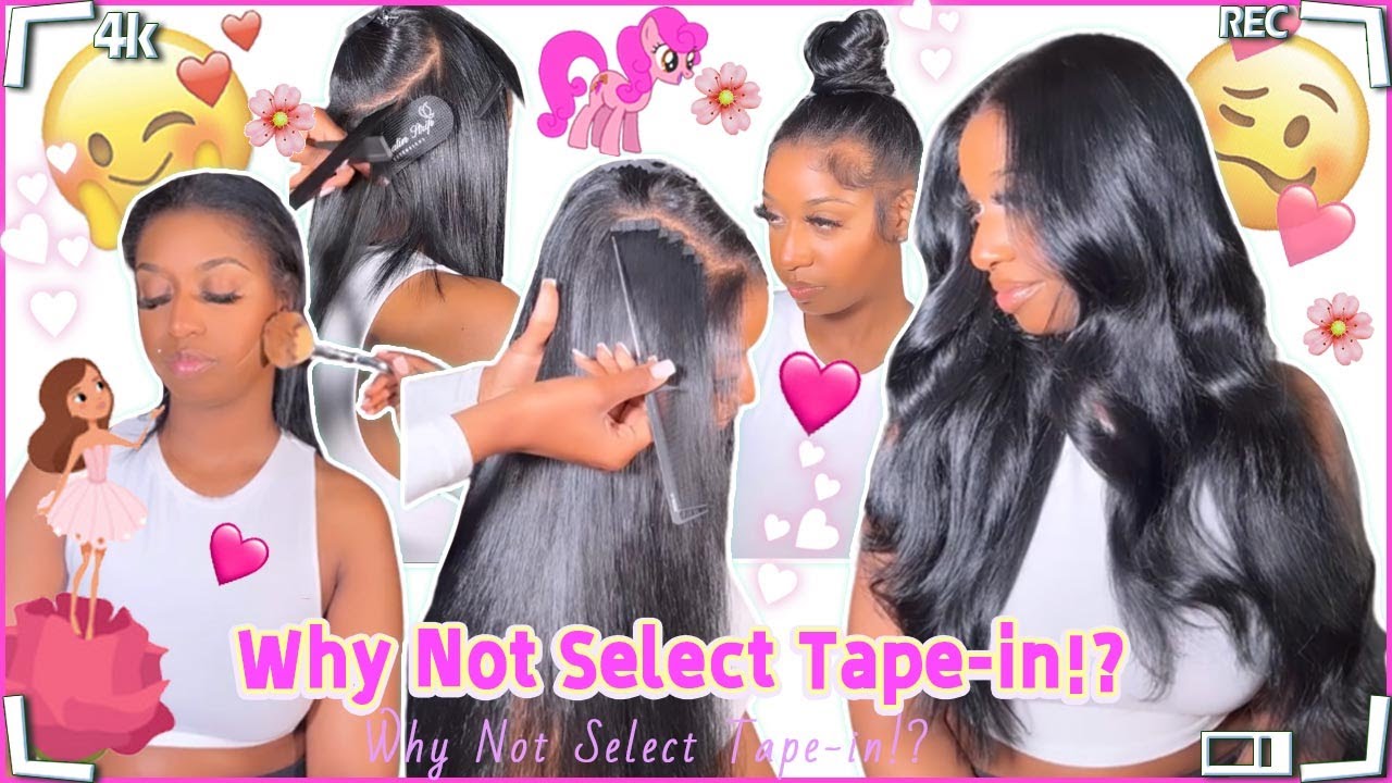 👏🏾It's Time To Install Tape-in Hair! Best Human Hair Extensions From 