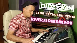 DJ Dziekan Retro Live Mix - Yiruma - River Flows in You | Dj Dziekan Yamaha Tyros 4 Keyboard Remix