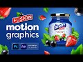 Motion graphic product animation in after effects  social media ad