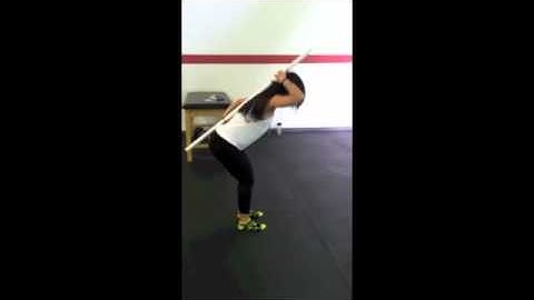 Dowel hip hinge video