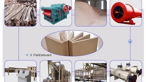 semi automatic particle board production line Equipment for particle board making machines