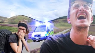 We had to call an AMBULANCE! (Hiking across the Scottish Borders)