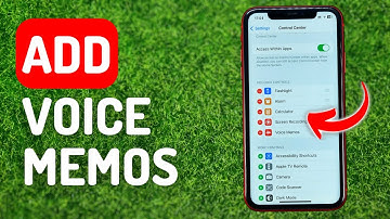 How to Add Voice Memos Shortcut to iPhone Control Center