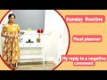  sunday full day routine  meal planner  see how ezhil plays in kitchen 