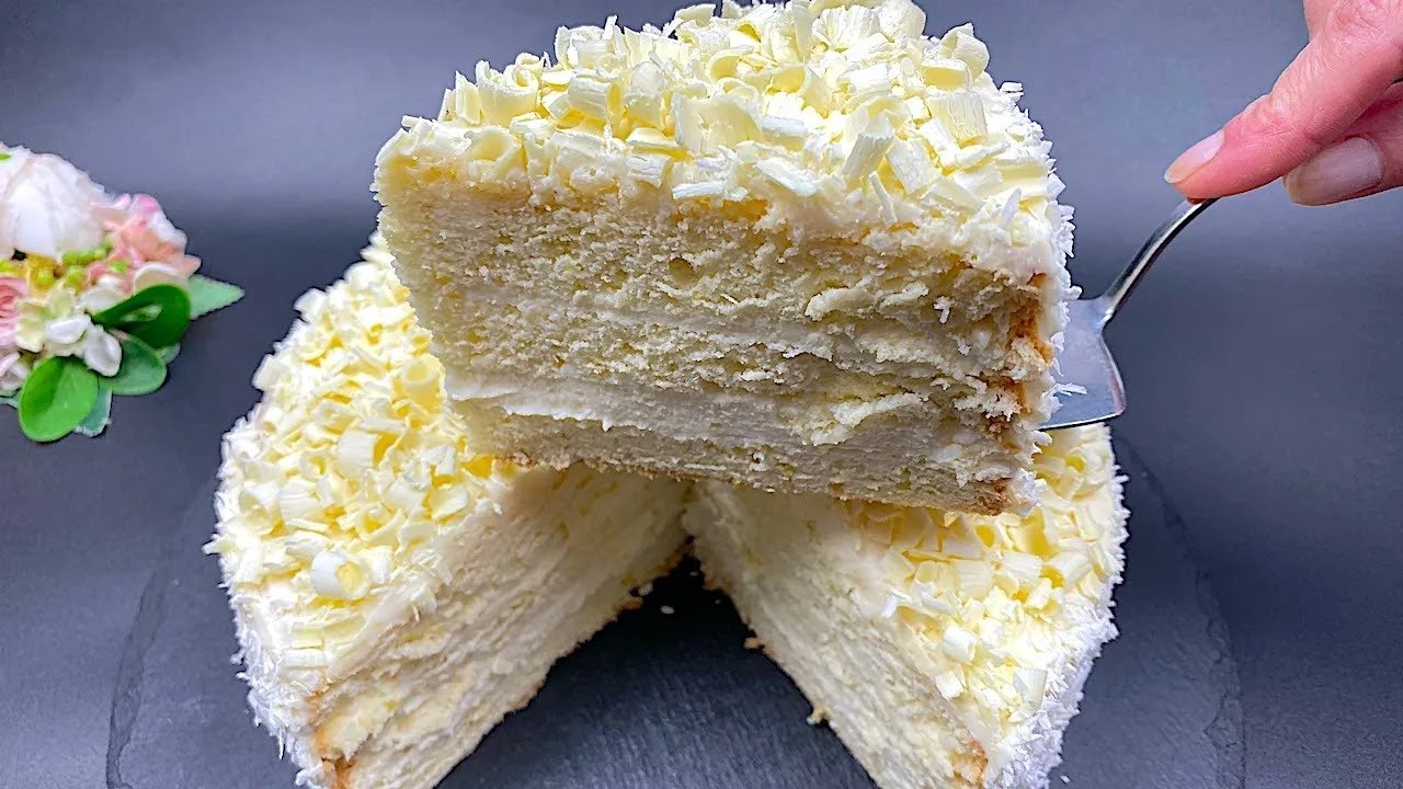 🍋Torta in 5 minuti! Tutti cercano questa ricetta! Torta che si scioglie in bocca! Torta Al Limone