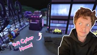 4x4 CYBER HOUSE Challenge! • Sims 4 Build • No CC!