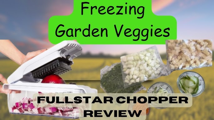 Will A FullStar Vegetable Chopper Truly Cut Down On Time Spent In The  Kitchen? - Happy Healthy Wife