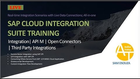 SAP CPI Training | SAP Cloud Platform Integration | Online Cloud Platform Integration Training