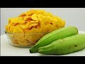 How To Make Banana Chips | Home Made Banana Chips Recipe | Livefood