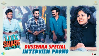 Like, Share & Subscribe🔔 Dussehra Special Interview | Santosh Shobhan, Faria Abdullah | Merlapaka Image