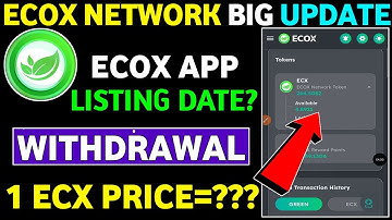 Ecox Network Big Update 🔥 || Ecox Network Listing Date || Ecox New Update Today