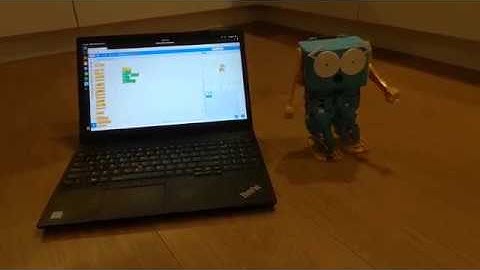 Controlling Marty the robot with Scratch