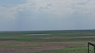 Каховское водохранилище.Вместо воды поля и огороды