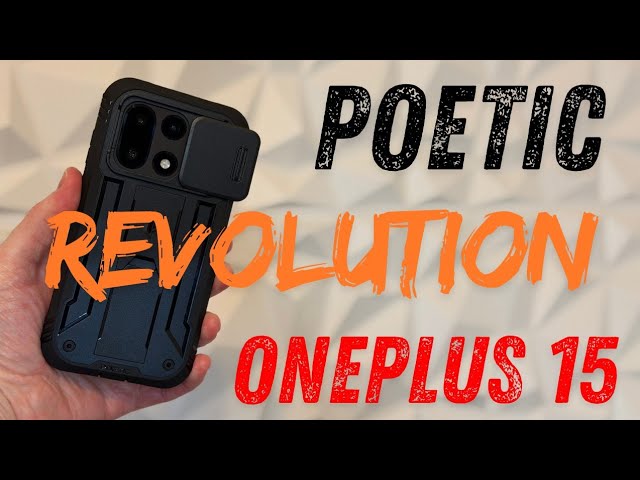 Poetic Revolution Case Review OnePlus 15 - Military Grade Drop Test Protection & Screen Protector