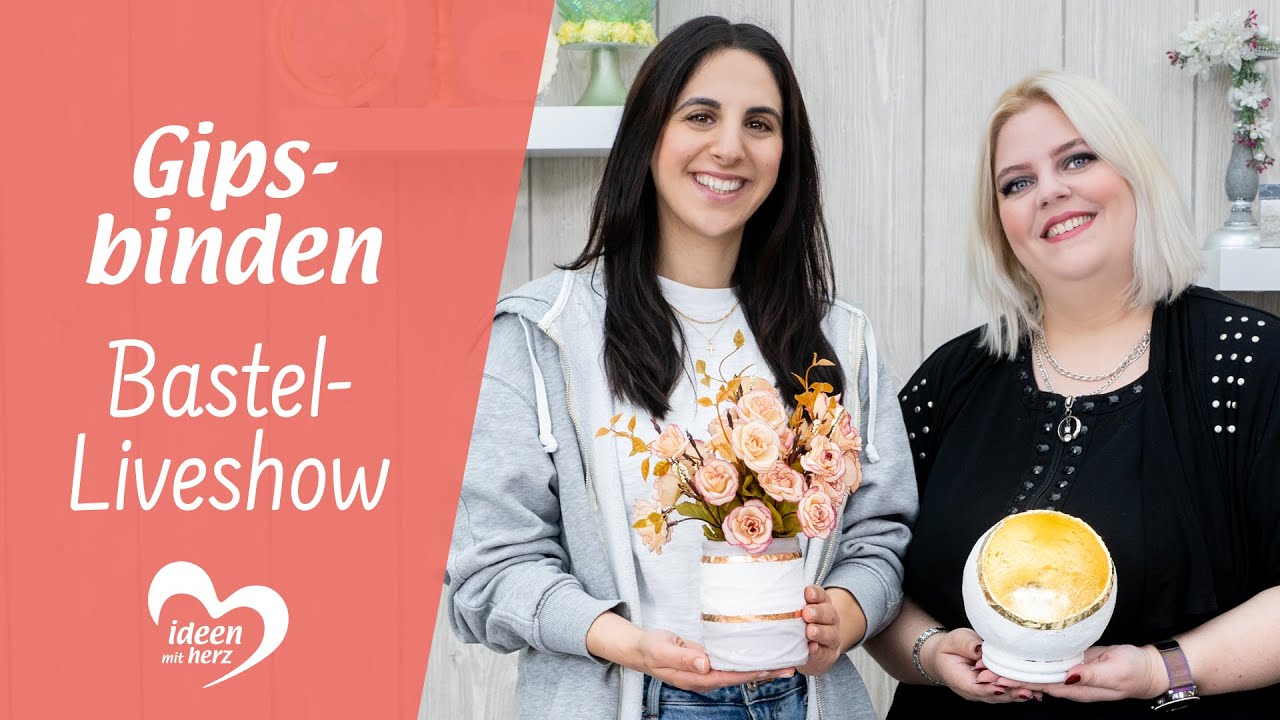 Gipsbinden - Bastel-Liveshow vom 09.08.2021