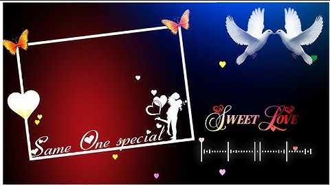 Love black screen template video effect kainemaster editing tutorial video