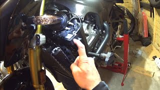 BMW Motorbike (RS, RT, GS, S, etc.) CAN Bus USB harness install.  Fitted to 2019 S1000R
