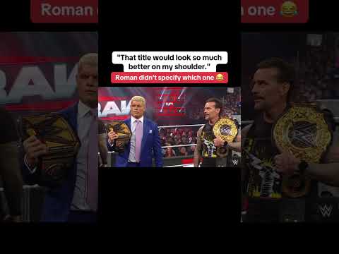 The Tribal Chief left them to figure it out 😭 (via @WWE/TT)