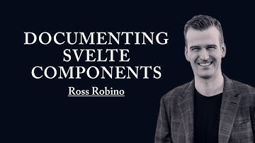 Document Svelte Components with JSDoc and HTML Comments