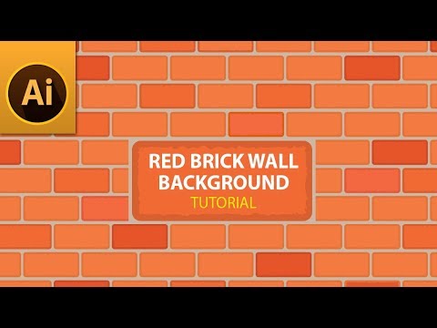 Red Brick Wall Background Tutorial in Adobe Illustrator