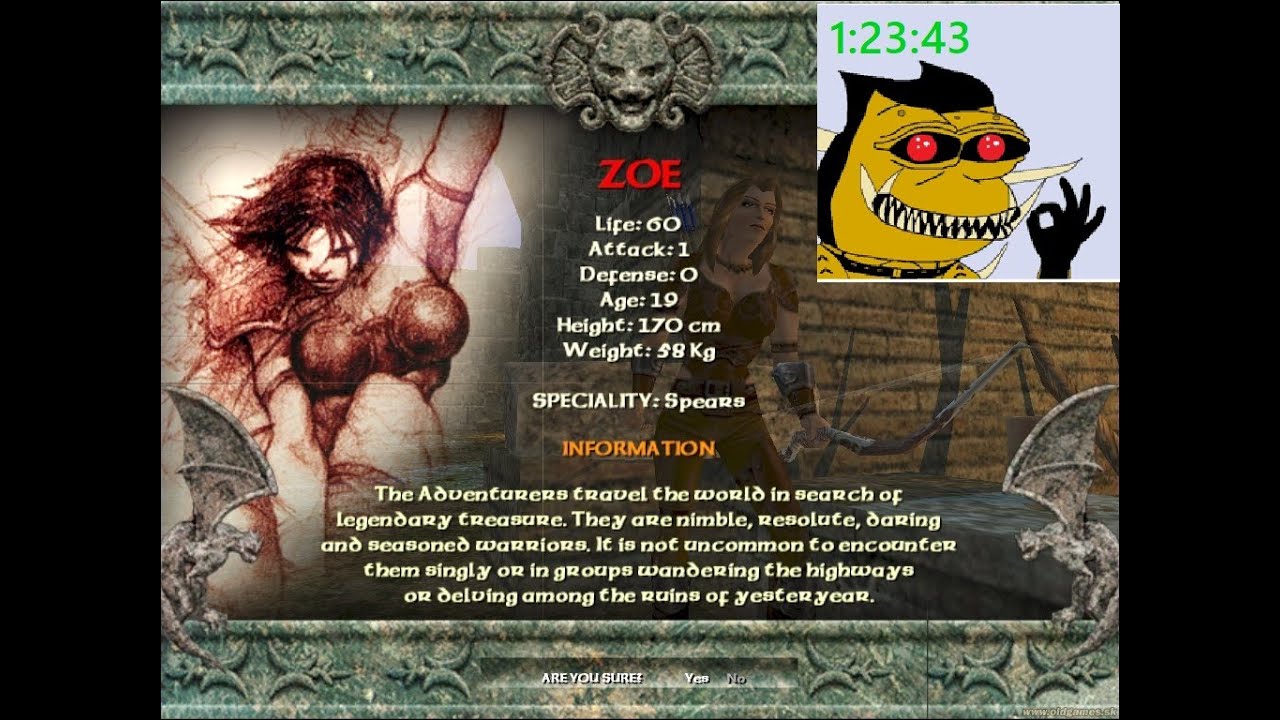 No save no healing no death no weird parkour any% glitchless speedrun blade of darkness (