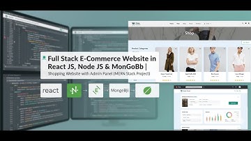 💻 Full Stack E-Commerce Website in React JS, Node JS & MongoDB | Shopping Website with Admin Panel