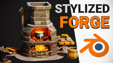 Stylized Forge for Games - 3D Model Blender & Painter