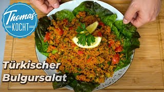 Türkischer Bulgursalat - gesundes und leckeres Rezept  / Kisir Rezept