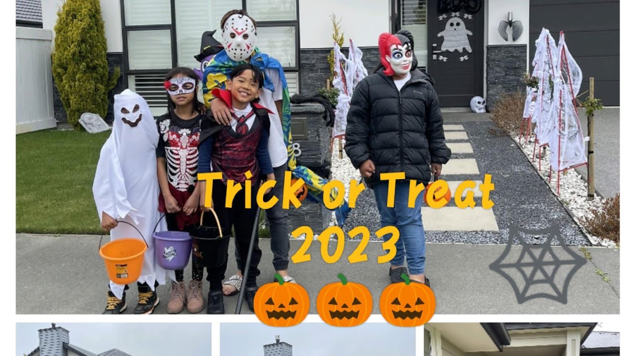 TRICK OR TREAT 2023, RE-USE MY KIDS COSTUMES // GME SIMPLE LIFE - YouTube