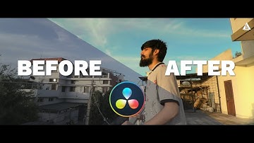 DI / Color Grading in Davinci Resolve 16 | BEFORE AFTER