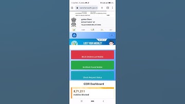 How to Complain lost and stolen mobile.  website name