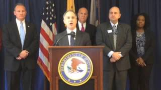 Announcement Of Arrests Of Leaders Of Grape Street Crips