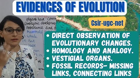 Evidences of Evolution || Observation of Evolutionary Changes || Homology | Analogy ||Fossil Records