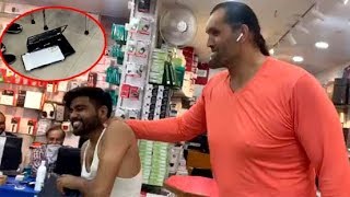 Cwe When Shopkeeper Arguing With The Great Khali