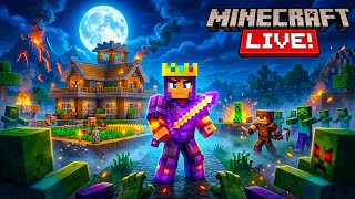 LIVE🛑Can I Survive on ONE Block? 😱🔥 | One Block #7