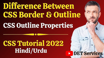 CSS Outline width, style, color, offset tutorial in Hindi | Difference Between Border & Outline? #17