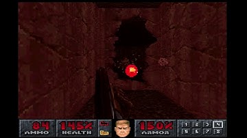 Final Doom (PS1) MAP 21: Lunar Mining Project (100% Secrets/Items)