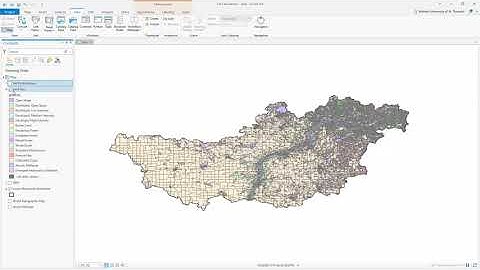 Curve Number Determination Process by Land Use and Soil Data Using ArcGIS Pro